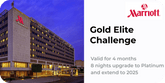 Marriott Bonvoy Gold Elite - 8 nights stay to Platinum to 2027